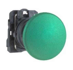 Schneider 40mm Harmony Mushroom Head No Contact Non Illuminated Push Button Green, XB5AC31N