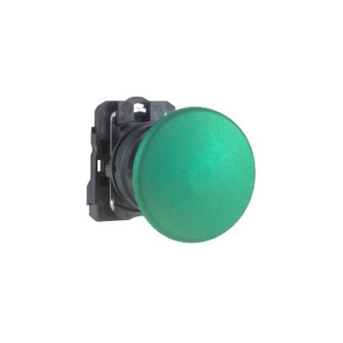 Schneider 40mm Harmony Mushroom Head No Contact Non Illuminated Push Button Green, XB5AC31N