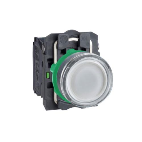 Schneider Projecting Integral LED 230V No Contact Illuminated Pushbutton Clear, XB5AW17M1N