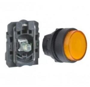 Schneider Projecting Integral LED 230V No Contact Illuminated Pushbutton Amber, XB5AW18M1N