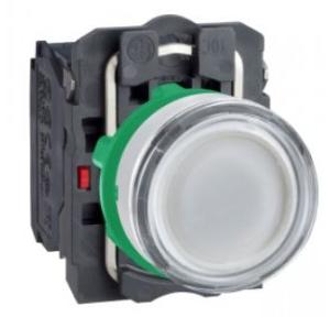 Schneider Flush Integral LED 230V No Contact Illuminated Pushbutton Clear, XB5AW37M1N