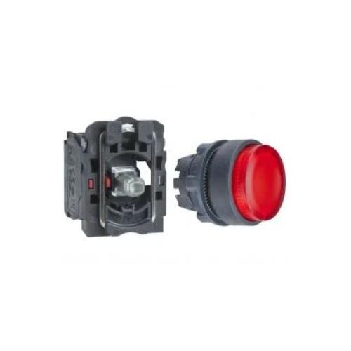 Schneider Projecting Integral LED 24V NC Contact Illuminated Pushbutton Red, XB5AW14B2N