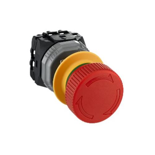 Schneider 40mm Harmony NC+NO Contact Non Illuminated Push Button Red, XB5AS142N