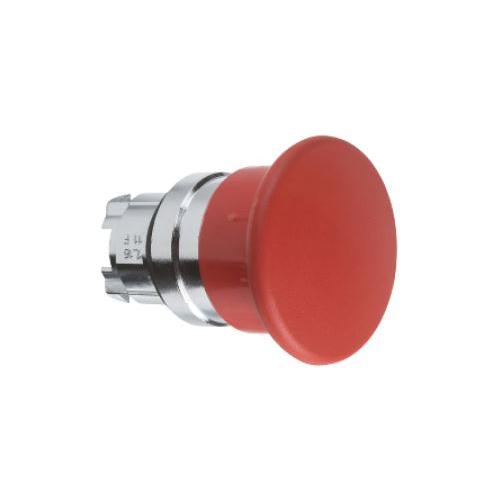 Schneider 60mm Harmony Mushroom Head Spring Return No Contact Non Illuminated Push Button Red, XB5AR41N