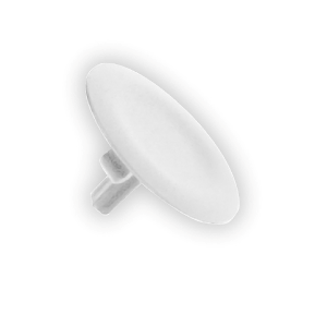 Schneider Harmony Flush Unmarked Push Button Cap White, ZBA1N