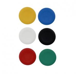 Schneider Harmony Flush Unmarked Push Button Cap Set of 6 Colour, ZBA6N