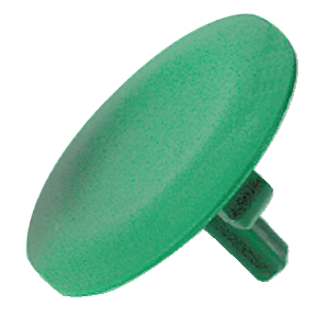 Schneider Harmony Projecting Unmarked Push Button Cap Green, ZBL3N