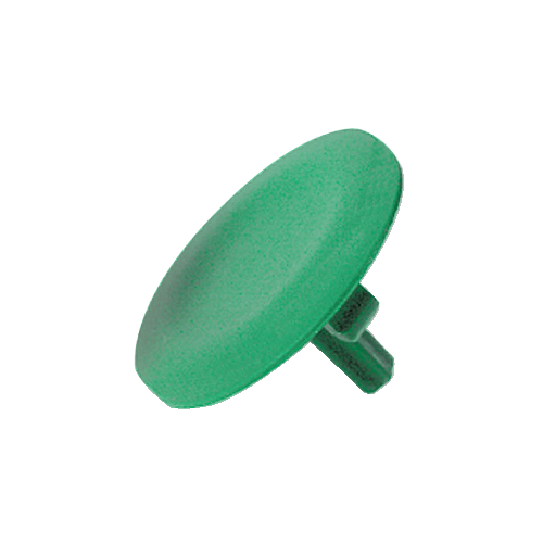 Schneider Harmony Projecting Unmarked Push Button Cap Green, ZBL3N