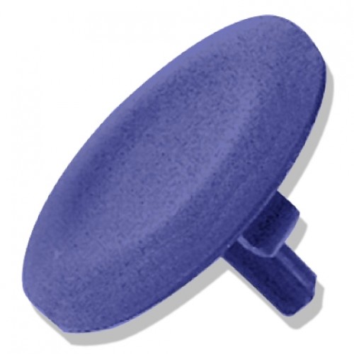 Schneider Harmony Projecting Unmarked Push Button Cap Blue, ZBL6N