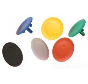 Schneider Harmony Projecting Unmarked Push Button Cap Set of 6 Colours, ZBL9N