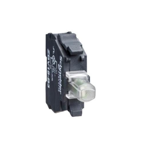 Schneider Harmony 24V Integral LED White Light Block With Screw Clamp Terminal