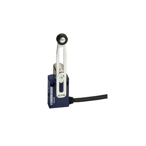 Schneider Osisense Thermoplastic Adjustable Roller Lever - 1 NC + 1 NO XCMN Limit Switch, XCMN2145L1