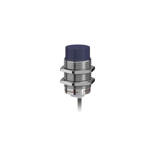 Schneider 15mm M30 1 NC PNP Three Wire Metal 12-24V DC Non Flush Mountable Threaded Inductive Sensor, XS230BLPBL2