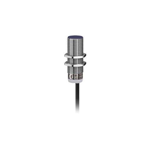 Schneider 5mm M18 1 NO NPN Three Wire Metal 12-24V DC Flush Mountable Threaded Inductive Sensor, XS118BLNAL2