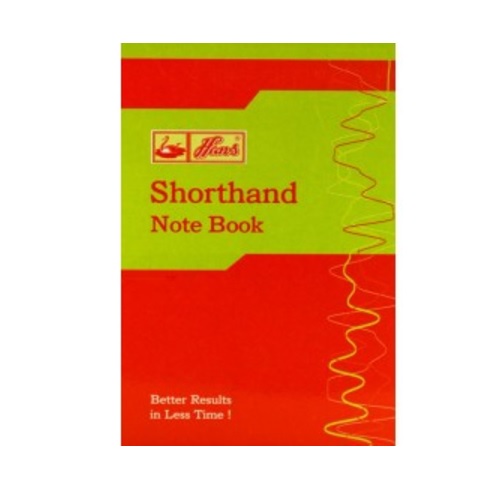 Hans Shorthand Note Book, Size: 12.5x18 cm (160 Pages)