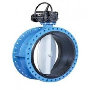 150mm SS 316 Disc Double Flanged Butterfly Valve