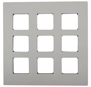 Schneider Opale 6M Grid & 6M Cover Plate White X0706 With 6 Switch X1101WH