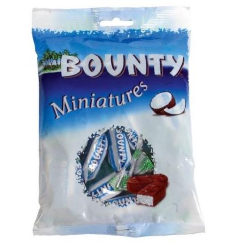 Bounty Miniature Chocolate Bar, 150 Gram