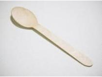 Brown Disposable Wooden Spoon 16 CM