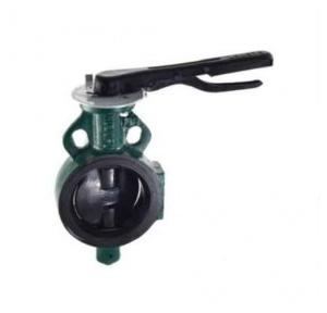 Zoloto Butterfly Valve 150mm Wafer Type Lever Operated SG Iron Disc