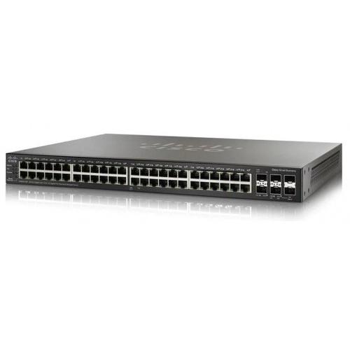 Cisco Stackable Managed Switch With PoE, SG350X-48P, 48 Port