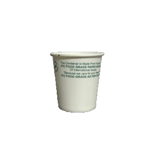 Paper Cup ITC Food Grade Paper Plain White 150ml 185 GSM