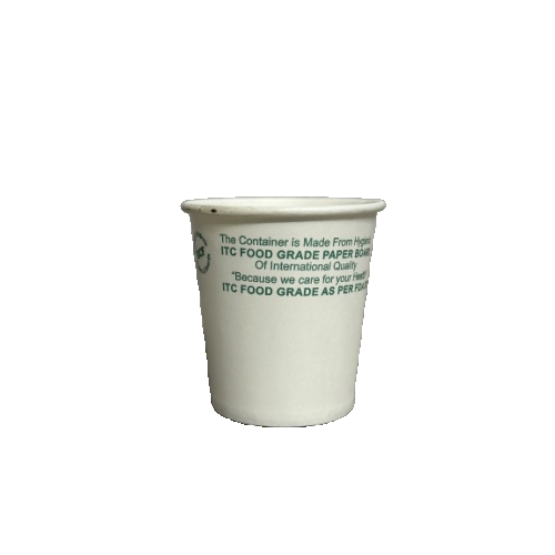 Paper Cup ITC Food Grade Paper Plain White 150ml 185 GSM