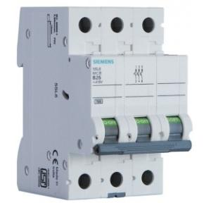 Siemens Switchgear MCB, 5SL63166RC, 16A, 3P, 3MW, 7.5kA