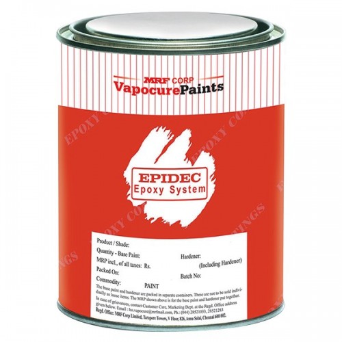 MRF INDL Epoxy Paint Black, 20 Ltr (15L Base + 5 L Hardener)