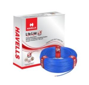 Havells 1.5 Sqmm Single Core PVC Flexible Copper Wire 90 Mtr (Blue)