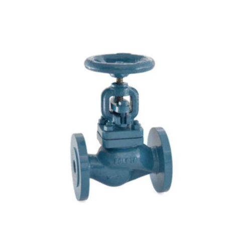 Zoloto Cast Iron Globe Steam Stop Valve Straight Pattern (Flanged), Size : 15mm