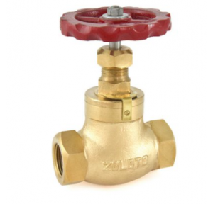 Zoloto Bronze Globe Steam Stop Valve (Screwed), Size : 15mm