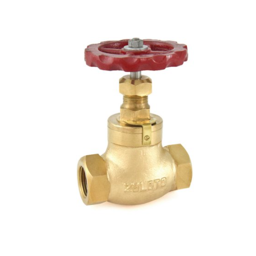 Zoloto Bronze Globe Steam Stop Valve (Screwed), Size : 15mm