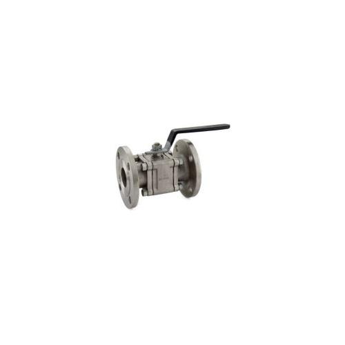 Zoloto SS CF8 Three Piece Design Ball Valve Class-150 (Flanged), 15mm