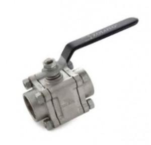 Zoloto SS CF8 Three Piece Design Ball Valve Class-150 (Screwed), 15mm