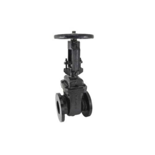 Zoloto Cast Iron Sluice Valve PN-1.6 (Flanged) with Rising Stem, 50mm