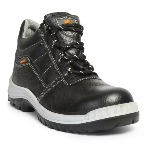 Hillson Mirage Black Steel Toe Safety Shoes, Size: 11