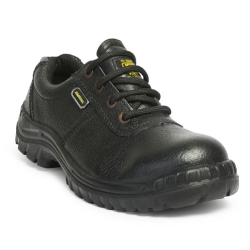 Hillson Jaguar Black Steel Toe Safety Shoes, Size: 7