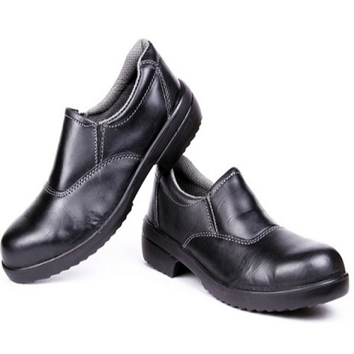 Hillson LF-02 Black Steel Toe Safety Shoes For Women, Size: 8