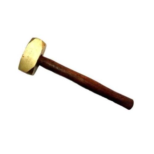 Lovely Brass Hammer with Wooden Handle, 2 Kg