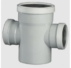 Supreme PVC Fitting Reducer Cross Tee PN 4, 75 x 25 mm