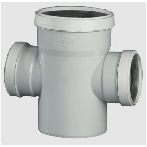 Supreme PVC Fitting Reducer Cross Tee PN 4, 75 x 25 mm