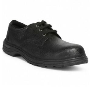 Hillson Tyson Black Steel Toe Safety Shoes, Size: 6