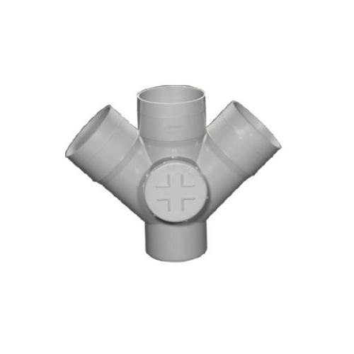 Supreme PVC SWR Fitting Double Y with Door Tee, 110mm