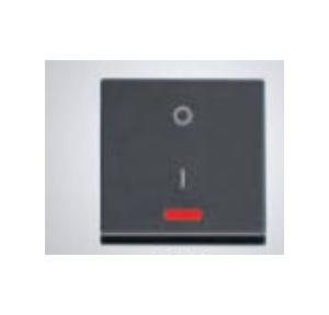 Anchor Wood 32A D.P. Main Switch With Indicator, 2 Module, Black, 90088