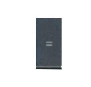 Anchor Wood 10AX 2 Way Switch, 1 Module, Black, 90016