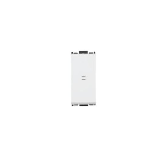 Anchor Wood 20A 2 Way Switch 1 Module, White, 60061