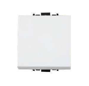 Anchor Wood 10AX 1 Way Switch 2 Module, White, 60034