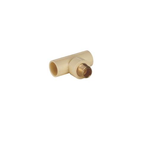 Supreme Lifeline CPVC Reducer M.Th. Tee Metal 20 x 15 mm (3/4 x 1/2 Inch)