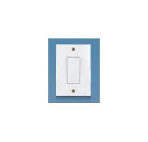 Anchor Penta Cherry 6A 1Way Switch Urea Back piece, 240V 50Hz, 14126